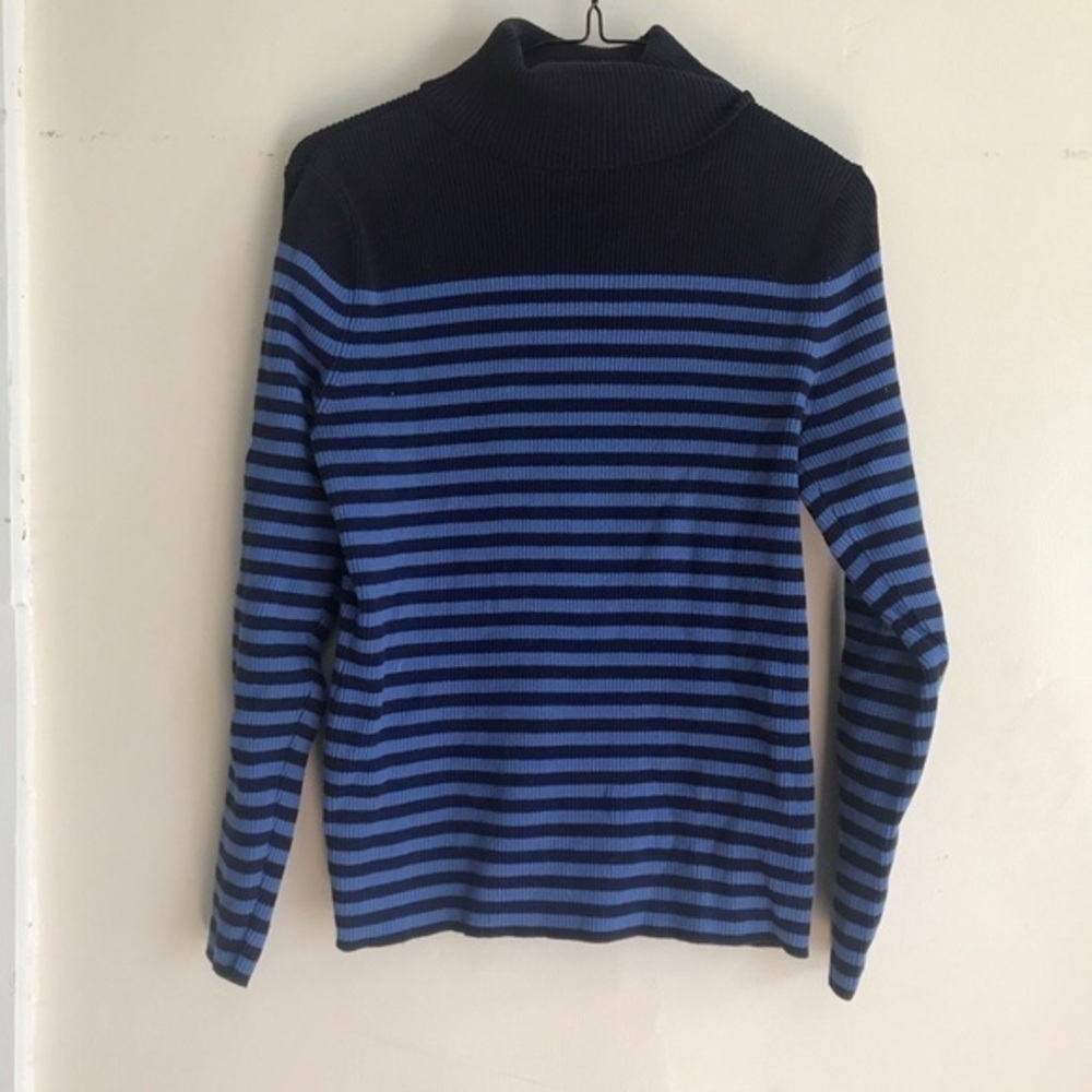 Liz Claiborne Stripped Turtleneck